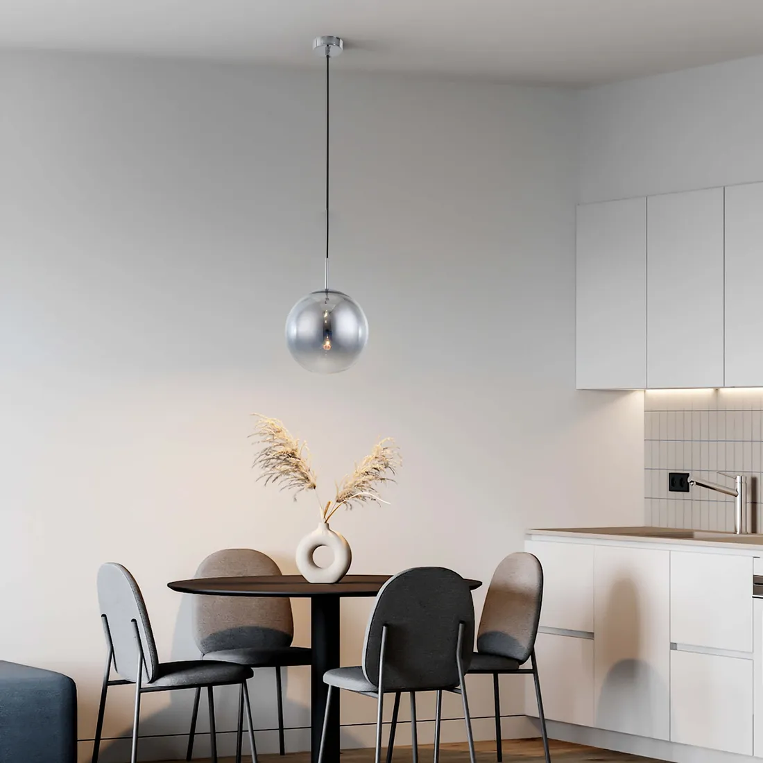 lampa-wiszaca-light-prestige-palla-1xe27-transparentny-chrom-stan-nowy