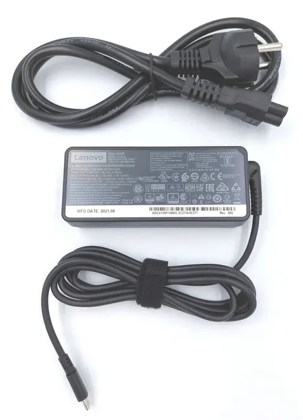 ORYGINALNY NOWY ZASILACZ LENOVO 65W 20V 3.25 A wtyk USB-C + KABEL ZASILAJĄC