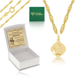 piekny-zloty-lancuszek-i-medalik-szkaplerz-prezent-na-chrzest-dla-dziecka