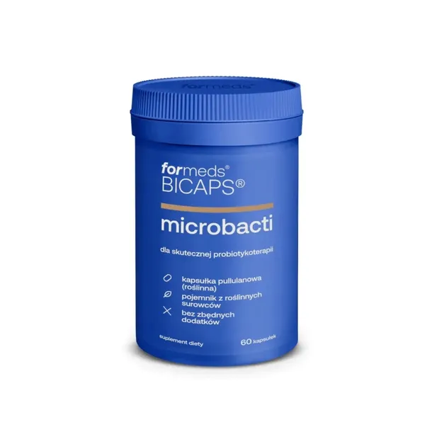ForMeds BICAPS MicroBACTI PROBIOTYKI Trwanie Jelita ŻYWE KULTURY BAKTERII