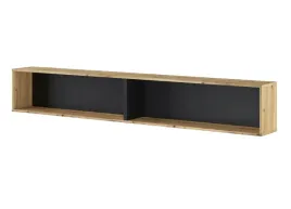 polka-wiszaca-bed-concept-czarna-dab-211-cm-bc-30