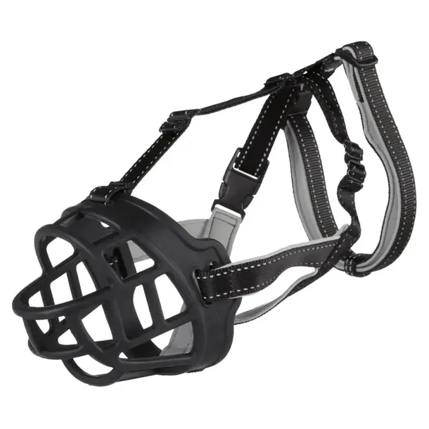 trixie-kaganiec-muzzle-flex-czarny-silikon-xl-maksymalny-obwod-pyska-39-cm