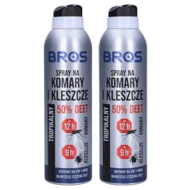 bros-spray-aerozol-rozpylacz-tropikalny-komary-kleszcze-50percent-deet-180ml-2szt
