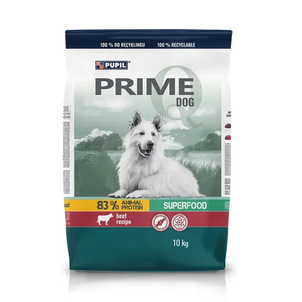 PUPIL PRIME sucha dla psa wołowina i warzywa 10kg