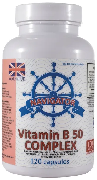 Navigator Witamina B50 B-50 Complex 120 kapsułek