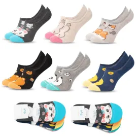 6xdamskie-smieszne-skarpetki-stopki-wesole-krotkie