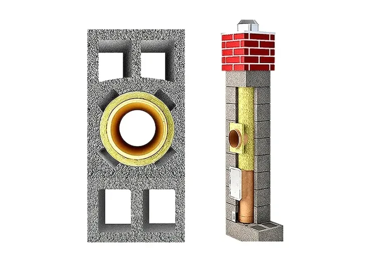 Komin ceramiczny system uniwersal 9m fi 160 +4W