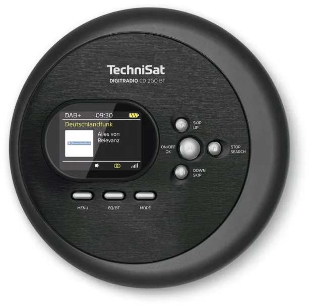 Discman TechniSat DIGITRADIO CD 2GO BT Przenośny CD MP3 Bluetooth DAB+