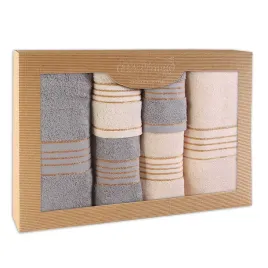 recznik-d-bawelna-100percent-tiwano-krem-popiel-p-2x30x50-2x50x90-2x70x140-kp