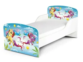 lozko-dzieciece-140x70-cm-stelaz-materac-piankowy-10cm-nadruk-kucyki-pony