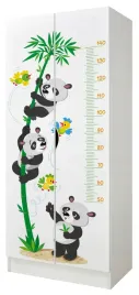 szafa-dwudrzwiowa-dla-dzieci-misie-panda-w-akcji-z-miarka-70x425x1615