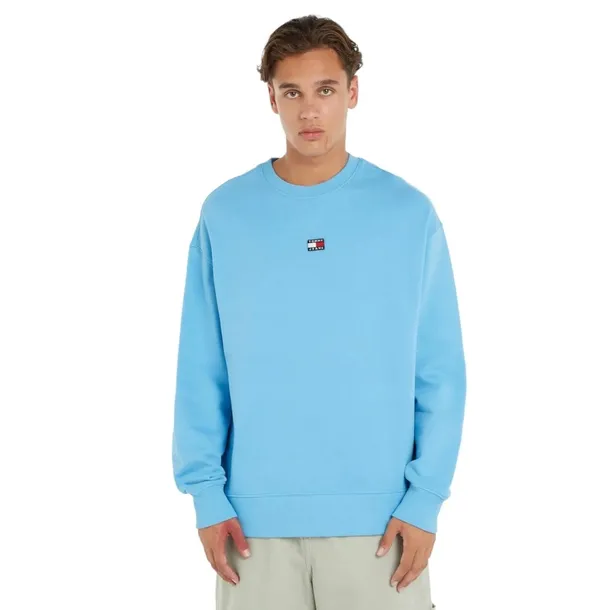 TOMMY HILFIGER BLUZA MĘSKA BADGE NIEBIESKA r.L