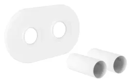 zestaw-maskujacy-rozeta-podwojna-z-tulejami-bialy-maskownica