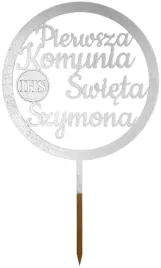 topper-pierwsza-komunia-swieta-z-imieniem-dziecka-srebrny-16cm-na-tort