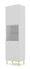 witryna-ravenna-b-1d-60-cm-frez-bialy-mat-rama-zlota-lub-czarna