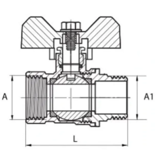 zawor-kulowy-kurek-o-1-cal-wz-dn25-dlawik-motylek-mosiezny-solidny-diamon-cechy-dodatkowe-posiada-atest-do-kontaktu-z-woda-pitna