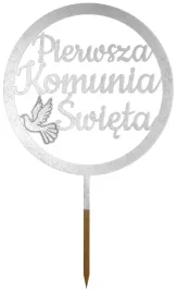 topper-na-tort-pierwsza-komunia-swieta-srebrny16cm-z-golebiem-dekoracja