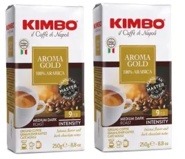 kimbo-aroma-gold-100percent-arabica-2x250g-kawa-mielona