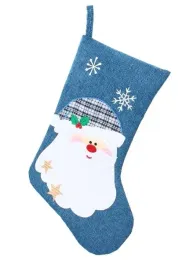 skarpeta-bozonarodzeniowa-45cm-granatowa-mikolaj