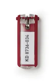 zawieszki-do-kluczy-durable-czerwone-6-sztuk