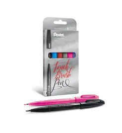 pisaki-pedzelkowe-do-kaligrafi-pentel-6-sztuk