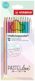kredki-akwarelowe-stabilo-aquacolor-pastellove-12k