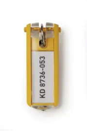 zawieszki-do-kluczy-durable-zolte-6-sztuk