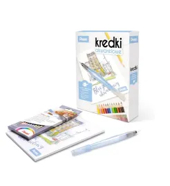 zestaw-z-pedzelkiem-wodnym-pentel-kredki-akwarele