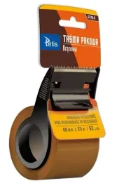 tetis-tasma-pakowa-brazowa-48x25-ze-zrywaczem