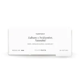 your-kaya-tampony-organiczne-regular-24-sztuk