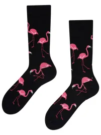 sporty-socks-kolorowe-czarne-rozowe-flamingi-35-38