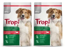 tropi-karma-sucha-dla-psa-wolowina-10kg-x-2-sztuki