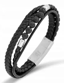 bransoleta-pierre-ricaud-pr626-bbl-meska-skorzana