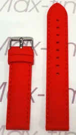 pasek-do-zegarka-silikonowy-czerwony-20-mm