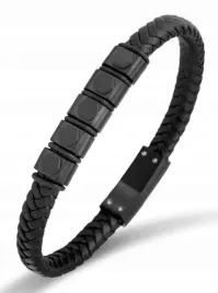 bransoleta-pierre-ricaud-pr619-bbl-meska-skorzana