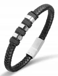 bransoleta-pierre-ricaud-pr615-5bl-meska-skorzana