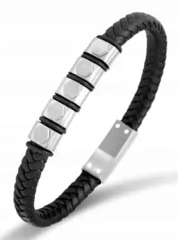 bransoleta-pierre-ricaud-pr619-5bl-meska-skorzana