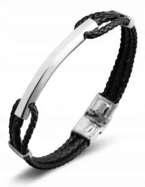 bransoleta-pierre-ricaud-pr646-5bl-meska-skorzana