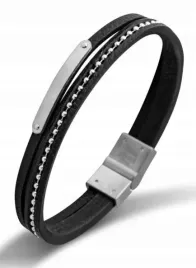 bransoleta-pierre-ricaud-pr631-5bl-meska-skorzana