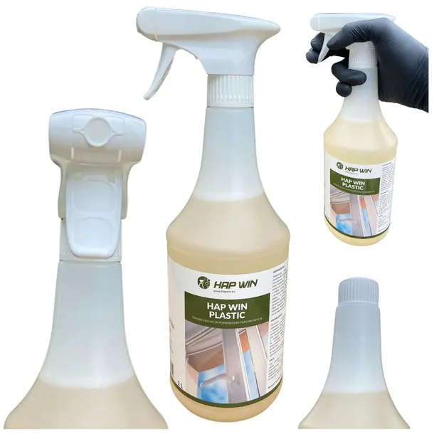 HAP WIN Plastic 1L Preparat do powierzchni plastikowych ram okiennych mebli