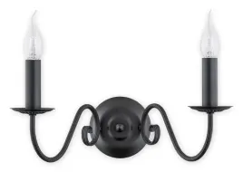 lemir-asti-czarny-matowy-klasyczny-kinkiet-scienny-2-punktowy-led-e14-2