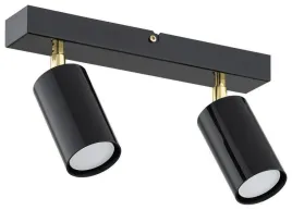 lemir-idun-czarny-polysk-zloty-nowoczesny-spot-scienny-2-punktowy-led-gu1