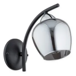 lemir-maral-czarny-matowy-chrom-grafit-nowoczesny-kinkiet-scienny-1-pun