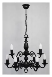 zyrandol-ventuno-9-punktowy-klasyczny-lemir-czarny-matowy