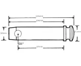 sworzen-bolec-standardowy-16-x-97-mm-stan-nowy