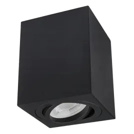 czarna-oprawa-natynkowa-halogenowa-kwadrat-tuba-led-ruchoma-gu10