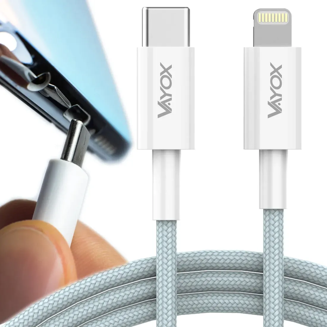 kabel-usb-c-lightning-do-iphone-pd-20w-3a-1m-vayox