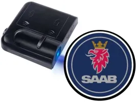 swiatla-led-powitalne-logo-saab-bezprzewodowe-3d