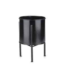 kwietnik-nowoczesny-na-rosliny-19-cm-stojak-czarny