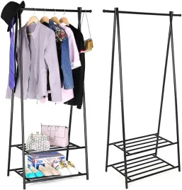 stojak-do-garderoby-pokoju-na-ubrania-buty-2-polki